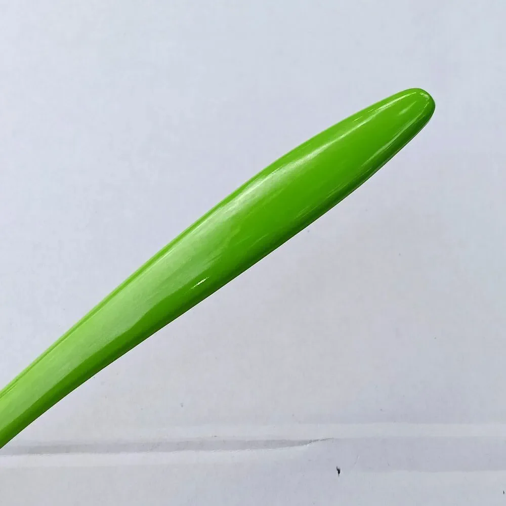 Vintage Hutzler Melamine Angled Turner Flipper-Lime Green-Danish Design-MCM